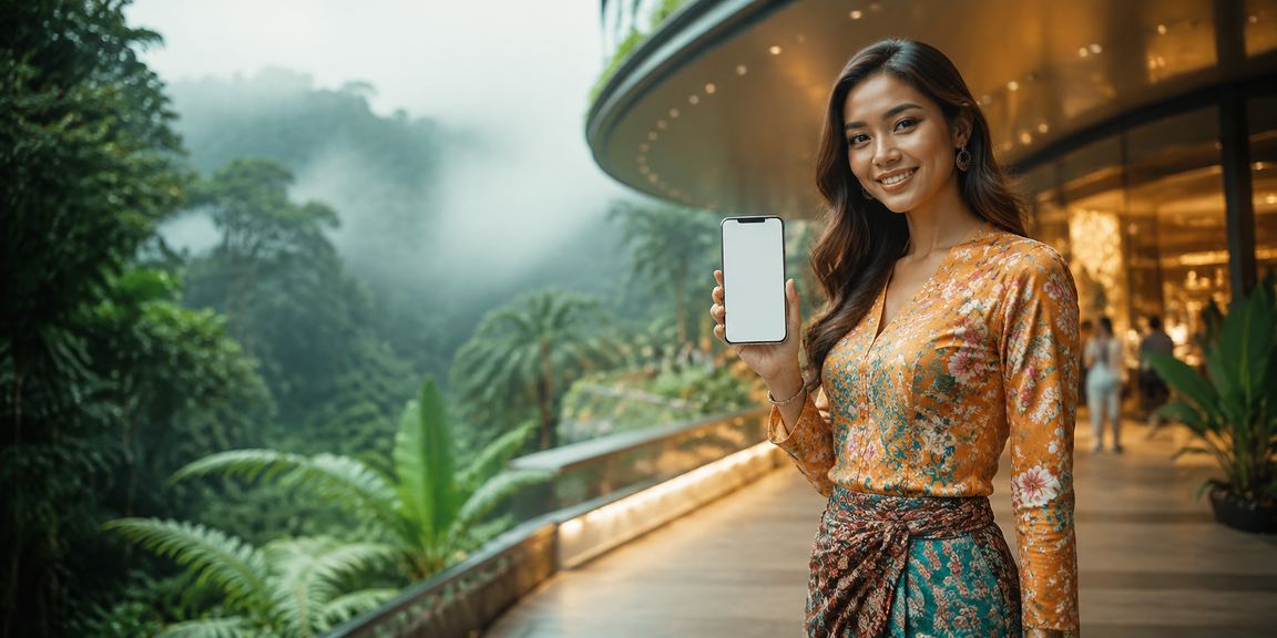 Pemain menggunakan aplikasi kasino rasmi di Genting Highlands Malaysia