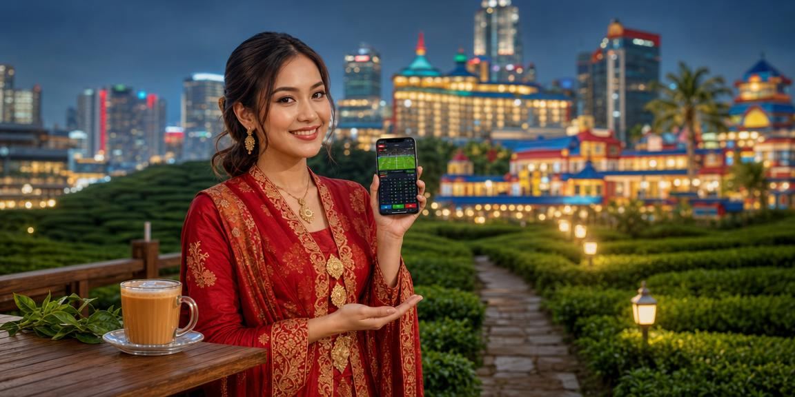 Pengguna Malaysia menggunakan aplikasi mudah alih kasino 12306 di telefon pintar Android